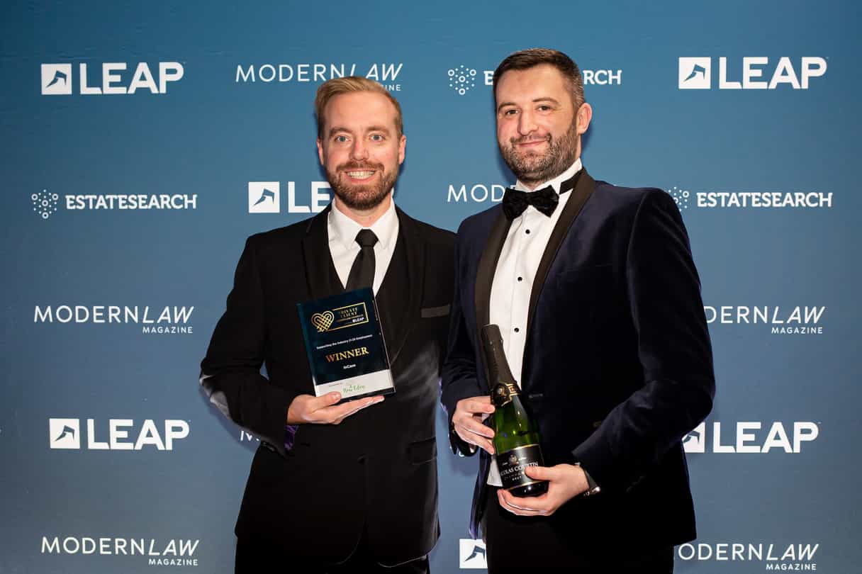 Rob Hosier and Steven Goulding at the Modern Law Private Client Awards